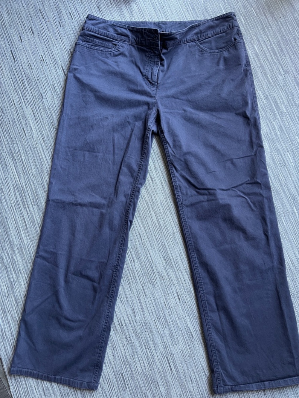 Eileen Fisher Straight-Leg Jeans Gray PL